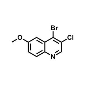 4-溴-3-氯-6-甲氧基喹啉  426842-71-9