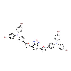 4,4'-(benzo[c][1,2,5]thiadiazole-4,7-diylbis(thiophene-5,2-diyl))bis(N,N-bis(4-bromophenyl)aniline)