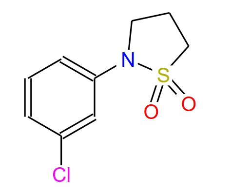 N-(3-氯苯基)-1,3-丙磺胺,N-(3-Chlorophenyl)-1,3-propanesultam