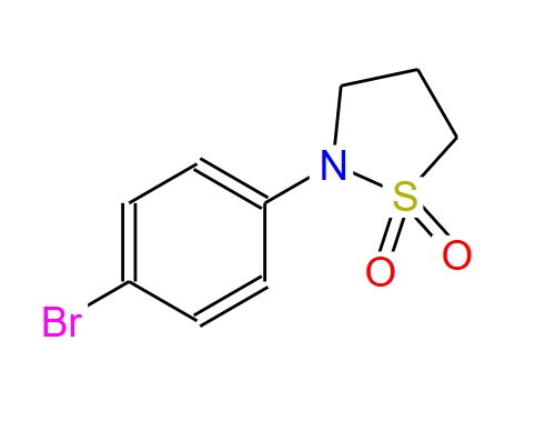 2-(4-溴苯基)異噻唑烷-1,1-二氧化物,2-(4-bromophenyl)isothiazolidine 1,1-dioxide