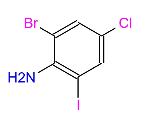 2-溴-4-氯-6-碘苯胺,2-Bromo-4-chloro-6-iodoaniline