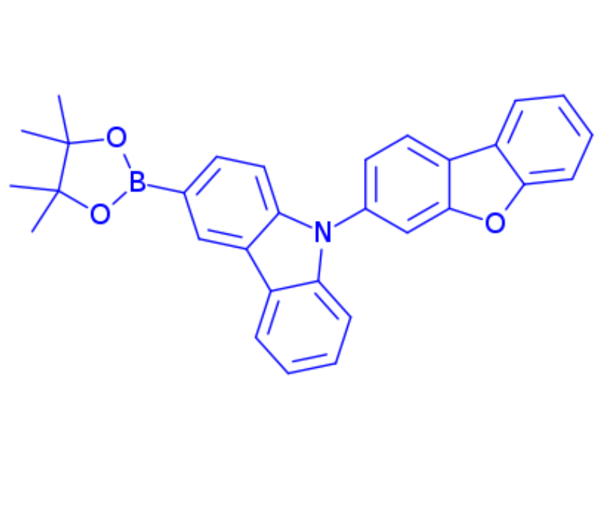 9-（二苯并[b，d]呋喃-3-基）-3-（4,4,5,5-四甲基-1,3,2-二氧杂硼烷-2-基）-9H-咔唑,9-(dibenzo[b,d]furan-3-yl)-3-(4,4,5,5-tetramethyl-1,3,2-dioxaborolan-2-yl)-9H-carbazole