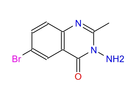 3-氨基-6-溴-2-甲基喹唑啉-4(3H)-酮,3-amino-6-bromo-2-methylquinazolin-4(3H)-one