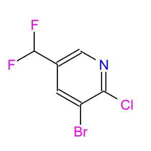 3-溴-2-氯-5-(二氟甲基)吡啶