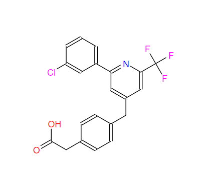4-[[2-(3-氯苯基)-6-(三氟甲基)-4-吡啶基]甲基]-苯乙酸,BPN14770