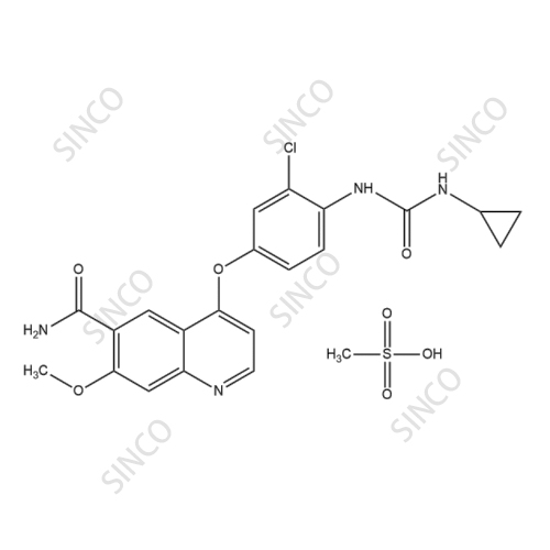 甲磺酸乐伐替尼,lenvatinib Mesylate