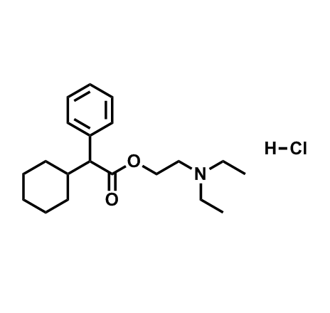 盐酸六氢芬宁,2-(Diethylamino)ethyl 2-cyclohexyl-2-phenylacetate hydrochloride