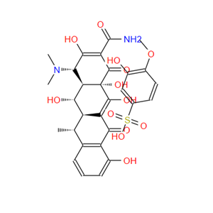 强力霉素愈创木酚磺酸盐；DOXYCYCLINE GUAIACOL SULFONATE