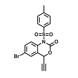 6-溴-4-乙炔基-1-甲苯磺?；?1,4-二氫2H-苯并[d][1,3]噁嗪-2-酮