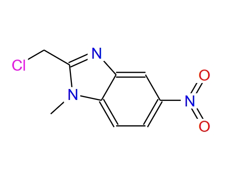 1-甲基-2-氯甲基-5-硝基苯并咪唑,2-(Chloromethyl)-1-methyl-5-nitro-1H-1,3-benzodiazole