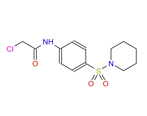 2-氯-N-[4-(哌啶-1-磺?；?-苯基]-乙酰胺,2-Chloro-N-[4-(piperidine-1-sulfonyl)-phenyl]-acetamide