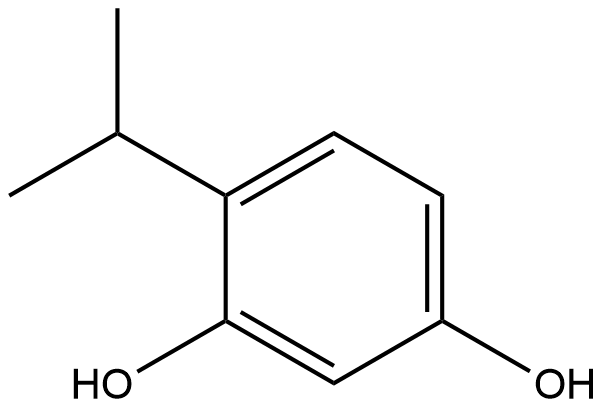 4-(丙-2-基)苯-1,3-二醇,4-(propan-2-yl)benzene-1,3-diol