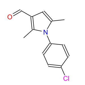 1-(4-氯苯基)-2,5-二甲基-3-吡咯甲醛,1-(4-CHLORO-PHENYL)-2,5-DIMETHYL-1H-PYRROLE-3-CARBALDEHYDE