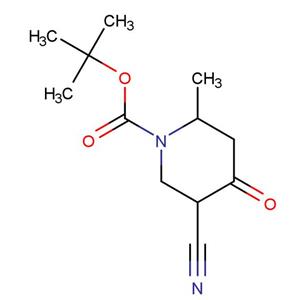 (2S)-5-氰基-2-甲基-4-氧代哌啶-1-羧酸叔丁酯,tert-Butyl (2S)-5-cyano-2-methyl-4-oxopiperidine-1-carboxylate