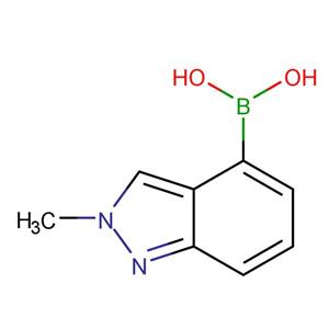 2-甲基吲唑-4-硼酸,2-Methyl-2H-indazole-4-boronic acid