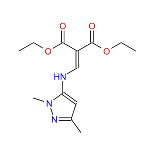 2-(((1,3-二甲基-1H-吡唑-5-基)氨基)亚甲基)丙二酸二乙酯,diethyl 2-{[(1,3-dimethyl-1H-pyrazol-5-yl)amino]methylidene}malonate