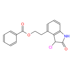 4-[2-(苯甲酰氧基)乙基]-3-氯-1,3-二氢-2H-吲哚-2-酮；罗匹尼罗中间体；139122-17-1