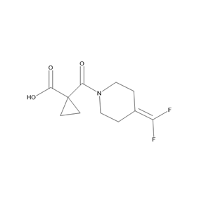 1-（4-（二氟亚甲基）哌啶-1-羰基）环丙烷-1-羧酸