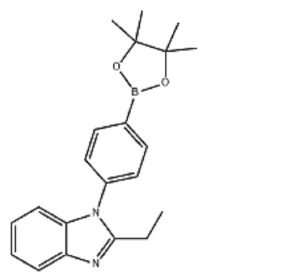 2-乙基-1-（4-（4,4,5,5-四甲基-1,3,2-二氧硼杂环戊烷-2-基）苯基-1H-苯并[d]咪唑,2-ethyl-1-(4-(4,4,5,5-tetramethyl-1,3,2-dioxaborolan-2-yl)-1H-benzo[d]imidazole