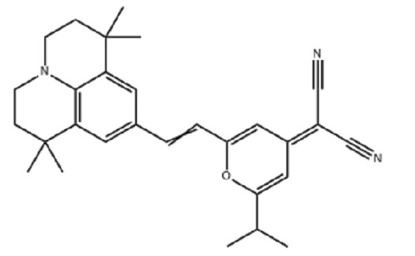 2-[2-异丙基-6-[2-(2,3,6,7-四氢-1,1,7,7-四甲基-1H,5H-苯并[ij]喹嗪-9-基)乙烯基]-4H-吡喃-4-亚基]丙二腈,2-[2-(1-Methylethyl)-6-[2-(2,3,6,7-tetrahydro-1,1,7,7-tetramethyl-1H,5H-benzo[ij]quinolizin-9-yl