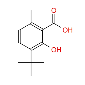 3-(叔丁基)-2-羟基-6-甲基苯甲酸