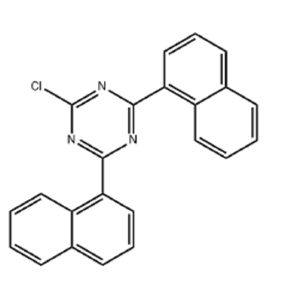 2-氯-4,6-二(1-萘基)-1,3,5-三嗪,1,3,5-triazine,2-chloro-4,6-di-1-naphthalenyl-