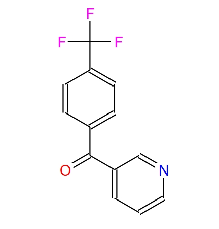 3-(4-三氟甲基苯甲?；?吡啶,Pyridin-3-yl(4-(trifluoromethyl)phenyl)methanone