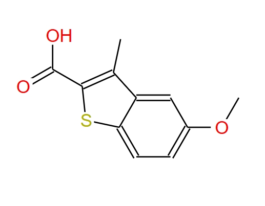 5-甲氧基-3-甲基-1-苯并噻吩-2-羧酸,5-methoxy-3-methyl-1-benzothiophene-2-carboxylic acid