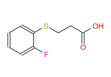 3-[(2-氟苯基)硫烷基]丙酸,3-[(2-FLUOROPHENYL)THIO]PROPANOIC ACID