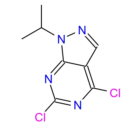 4,6-二氯-1-異丙基-1H-吡唑并[3,4-d]嘧啶,4,6-Dichloro-1-isopropyl-1H-pyrazolo[3,4-d]pyrimidine