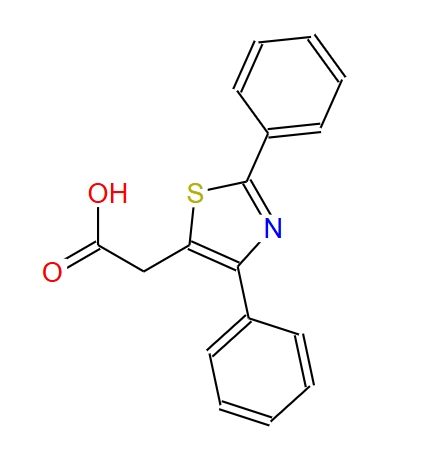 2-(2,4-二苯基噻唑-5-基)乙酸,2-(2,4-DIPHENYL-1,3-THIAZOL-5-YL)ACETIC ACID