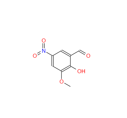 2-羟基-3-甲氧基-5-硝基苯甲醛,2-hydroxy-3-methoxy-5-nitrobenzaldehyde