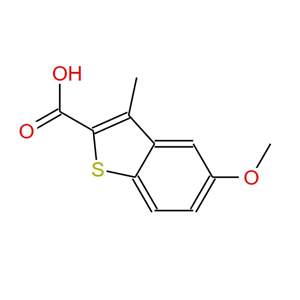 5-甲氧基-3-甲基-1-苯并噻吩-2-羧酸,5-methoxy-3-methyl-1-benzothiophene-2-carboxylic acid