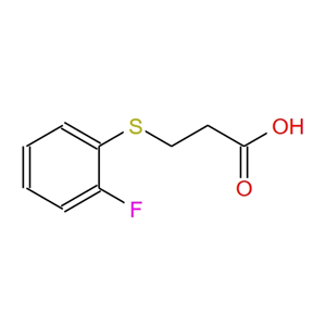 3-[(2-氟苯基)硫烷基]丙酸,3-[(2-FLUOROPHENYL)THIO]PROPANOIC ACID