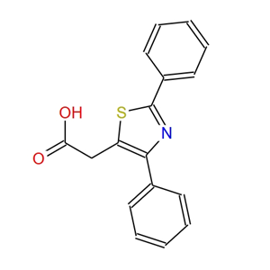 2-(2,4-二苯基噻唑-5-基)乙酸,2-(2,4-DIPHENYL-1,3-THIAZOL-5-YL)ACETIC ACID