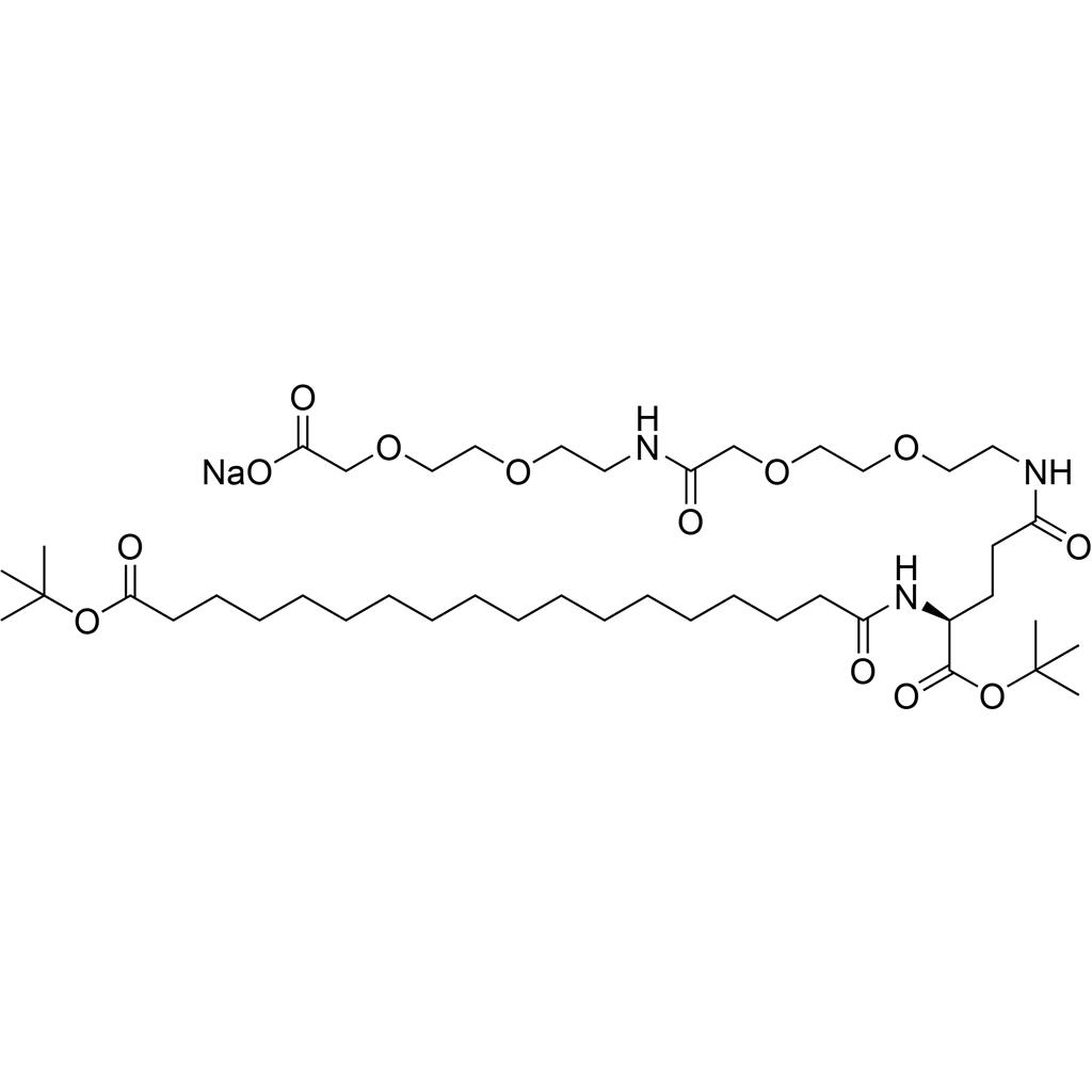 索瑪魯肽鈉鹽修飾劑,tBuO-Ste-Glu(AEEA-AEEA-ONa)-OtBu