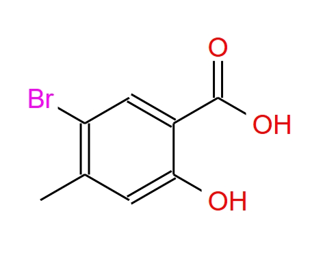 5-溴-2-羟基-4-甲基苯甲酸,5-bromo-2-hydroxy-4-methyl-benzoic acid