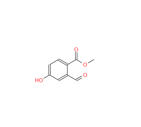 2-甲酰基-4-羟基苯甲酸甲酯,Benzoic acid, 2-formyl-4-hydroxy-, methyl ester