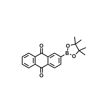 2-硼酸频呢醇酯蒽醌,2-(4,4,5,5-Tetramethyl-1,3,2-dioxaborolan-2-yl)anthracene-9,10-dione