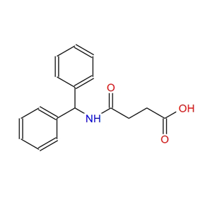 3-[(二苯基甲基)氨基甲酰基]丙酸