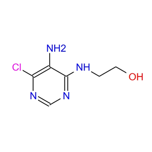 2-((5-氨基-6-氯嘧啶-4-基)氨基)乙烷-1-醇,2-(5-AMINO-6-CHLORO-PYRIMIDIN-4-YLAMINO)-ETHANOL