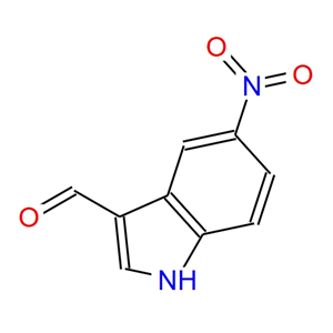 5-硝基吲哚-3-甲醛,5-Nitro-1H-indole-3-carbaldehyde