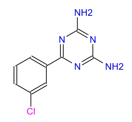 6-(3-氯苯基)-1,3,5-三嗪-2,4-二胺,6-(3-CHLOROPHENYL)-1,3,5-TRIAZINE-2,4-DIAMINE