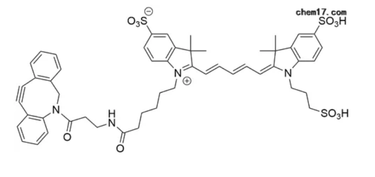 花青素Cy5-二苯并環(huán)辛炔,Cy5 DBCO