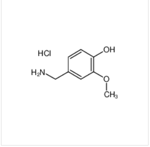 香兰素胺盐酸盐,4-Hydroxy-3-methoxybenzylamine hydrochloride