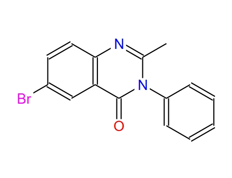 6-溴-2-甲基-3-苯基喹唑啉-4(3H)-酮,6-Bromo-2-methyl-3-phenylquinazolin-4(3H)-one