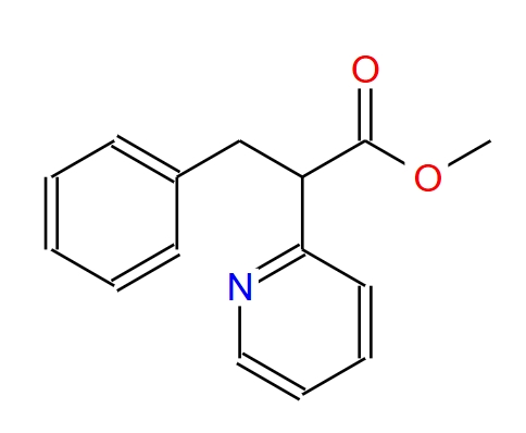 3-苯基-2-(吡啶-2-基)丙酸甲酯,Methyl 3-phenyl-2-(pyridin-2-yl)propanoate