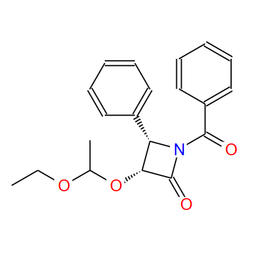 (3R,4S)-1-苯甲酰-3-(1-乙氧乙氧基)-4-苯基-2-氮雜環(huán)丁酮,(3R,4S)-1-Benzoyl-3-(1-ethoxyethoxy)-4-phenyl-2-azetidinone