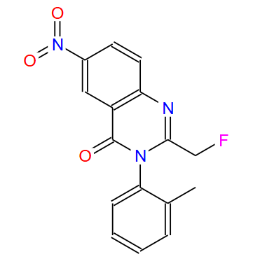 2-(氟甲基)-3-(2-甲基苯基)-6-硝基-3H-惡唑啉-4-酮,2-(fluoromethyl)-6-nitro-3-o-tolylquinazolin-4(3H)-one