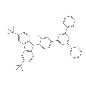 3,6-di-tert-butyl-9-(4-(4,6-di(pyridin-2-yl)-1,3,5-triazin-2-yl)-2-methylphenyl)-9H-carbazole,3,6-di-tert-butyl-9-(4-(4,6-di(pyridin-2-yl)-1,3,5-triazin-2-yl)-2-methylphenyl)-9H-carbazole